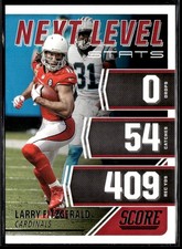 Larry Fitzgerald 2021 Score #NL11 Next Level Stats Gold Arizona Cardinals