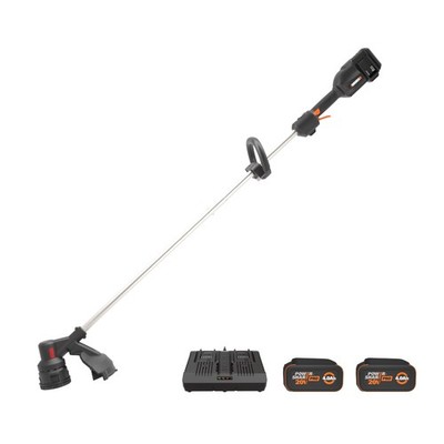 Cordless String Trimmer 15 40V Brushless Dual Exit Bump Feed Worx WG185 Electric