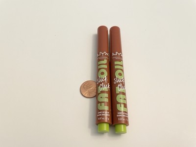 2 NYX Fat Oil Slick Click Shiny Lip Balm in 06 Hits Different Full Size