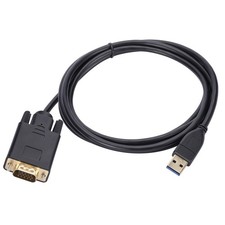 1.8m USB 3.0 to VGA Cable 1080P USB3.0 Male to VGA Male Converter Adapter9614