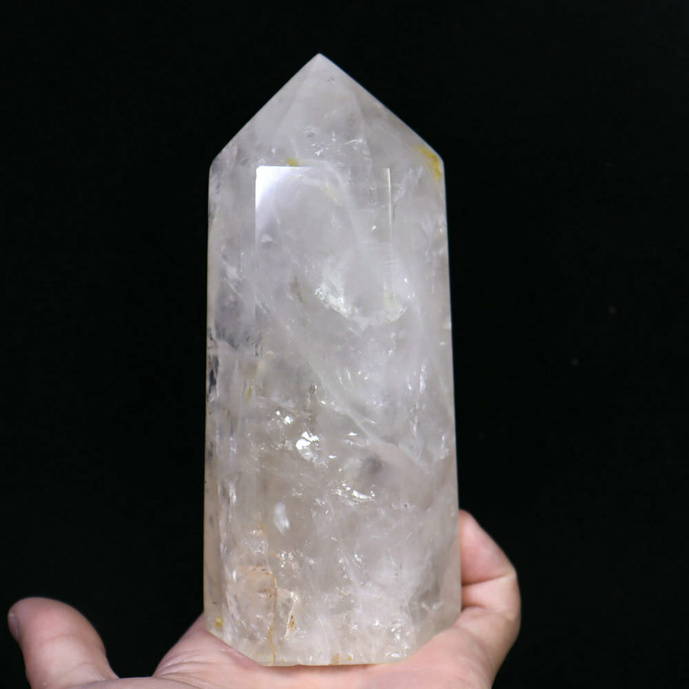 1.69lb Natural Smokey Clear Quartz Crystal Obelisk Wand Point Healing Specimen