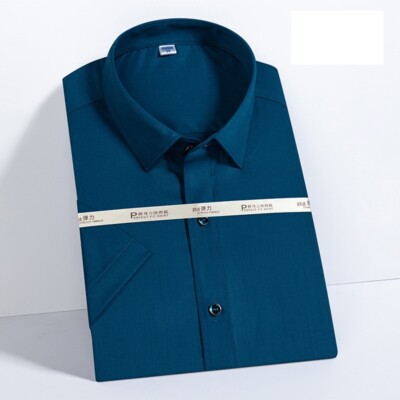 men's short sleeve no iron dress shirt No-Iron Short-Sleeve Shirt - Fresh Red - 10