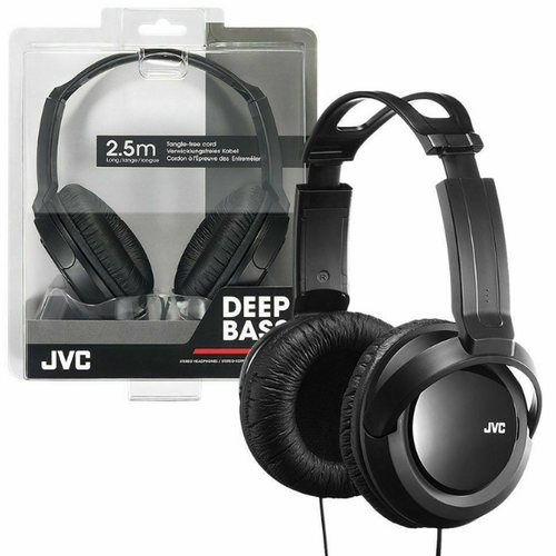 DJ STEREO HEADPHONES BLACK 