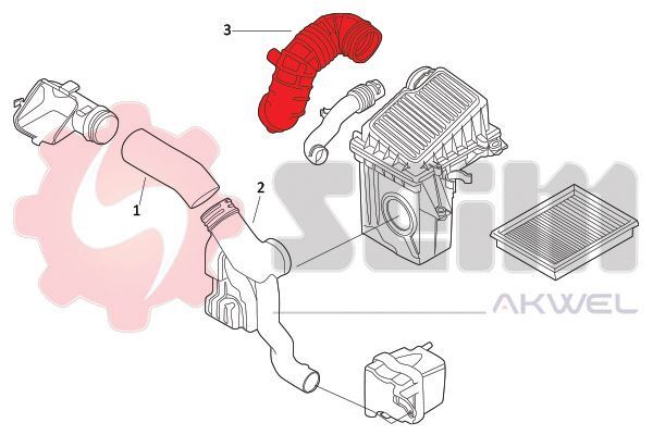 Durite de rechange turbo Mini décapotable Cooper et motorisation One - 3