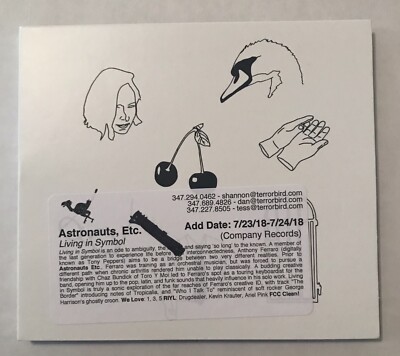 RARE Living in Symbol by Astronauts, etc. [Promo CD 2018] Rock and Pop Music VGC