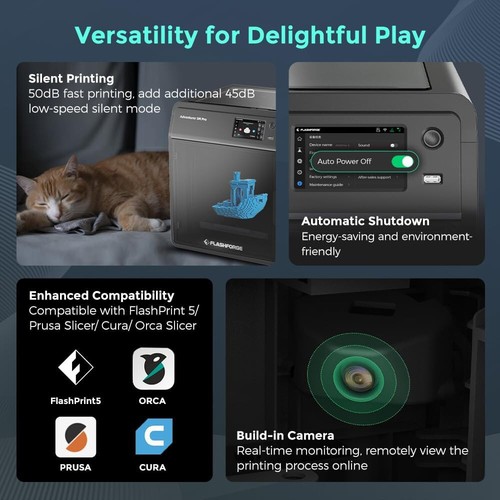 Flashforge Adventurer 5M Pro 3D Printer - Enclosed CoreXY, HEPA Filter, 220mm Build, Touchscreen 3 thumbnail image