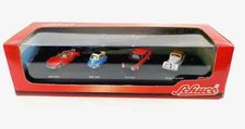 SCHUCO 4er SET 1:72 - FORD CAPRI - BMW ISETTA - MORGAN PLUS EIGHT - MGB CABRIO