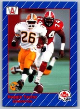 1991 ALL WORLD CFL REGGIE TAYLOR EDMONTON ESKIMOS #45