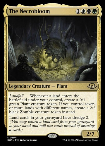 1x The Necrobloom Neuwertig, Englisch Modern Horizons 3 MTG Magic