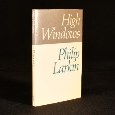 1974 High Windows by Philip Larkin First Edition Unclipped Dust Wrapper