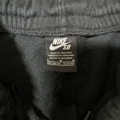 Nike SB Sweat Gym Shorts Blue Performance Cotton Blend With Pockets Boys Size L - Picture 6 of 7