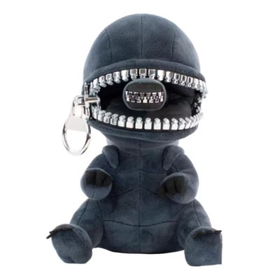 Plush Unisex QMX Zipper Mouth Alien Monster Baby Movie Collection Toy Gift