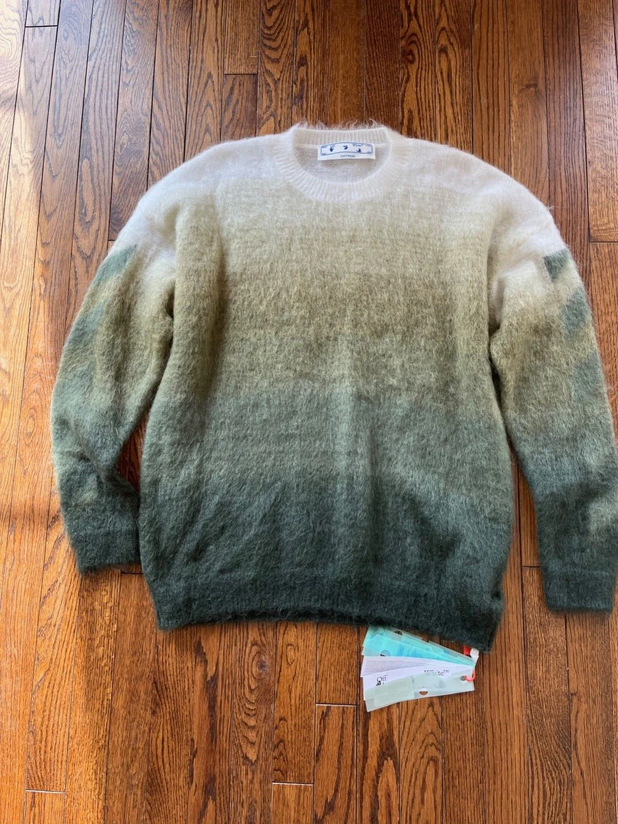Off-White Arrows motif wool hoodie - Grey