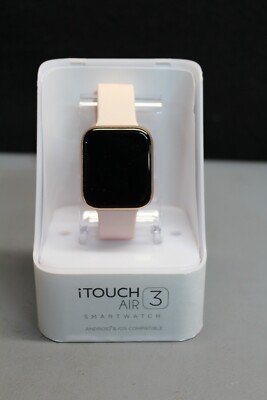 *PARTS/ AS IS* iTouch Air 3, 40mm Rose Gold Case Light Pink Band Smartwatch