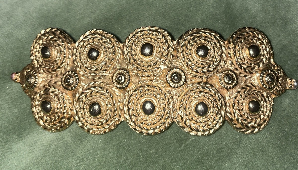 VINTAGE SCOOTER PARIS LARGE BOLD BARRETTE HAIR CLIP 4.5 x  display picture 3