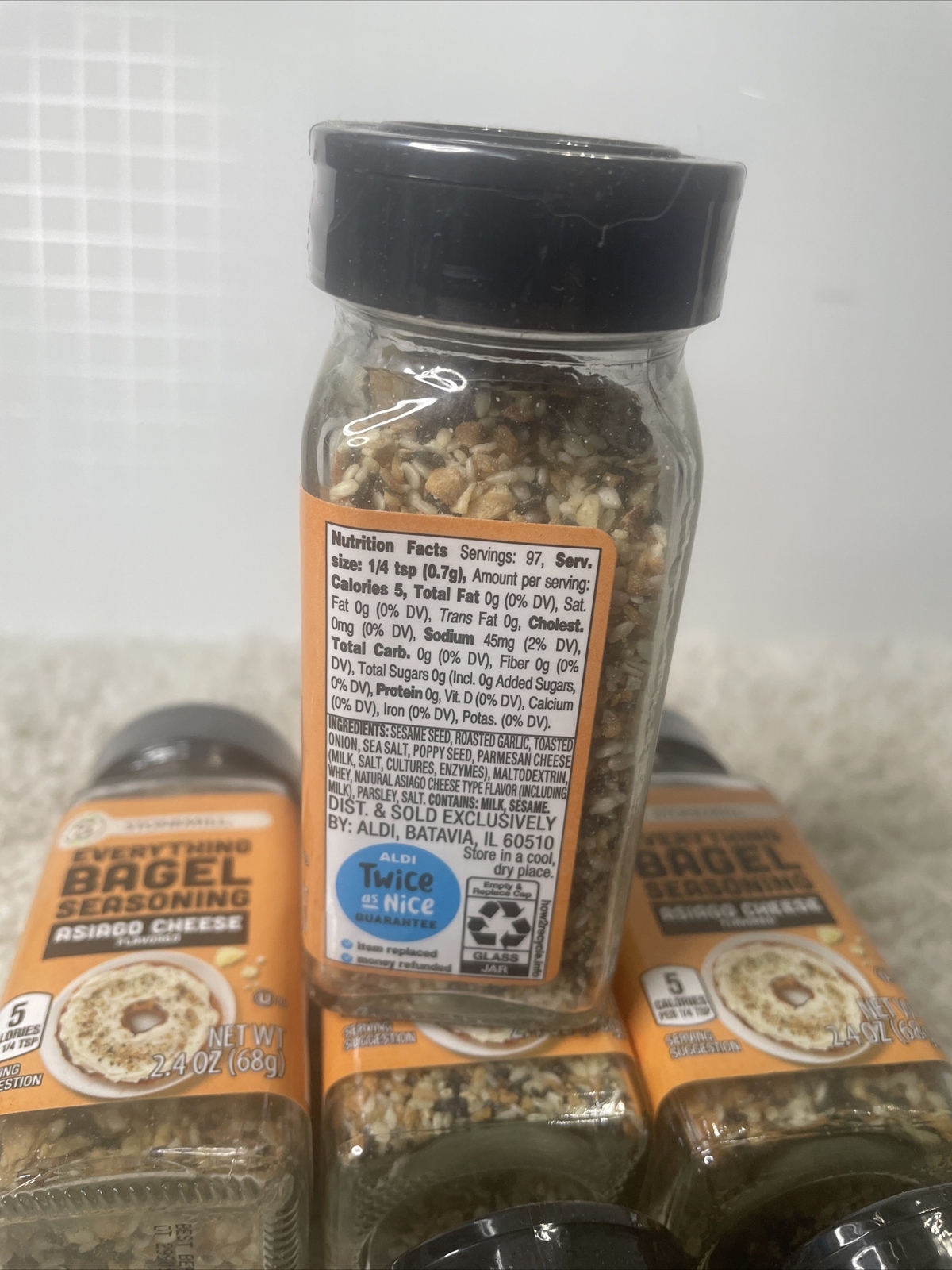 Everything Bagel Seasoning lot of 6 Stonemill Expired Best Buy Asiago