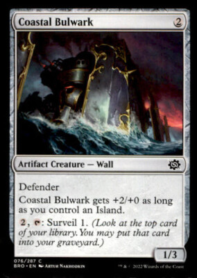 MTG Coastal Bulwark #076 BRO Eng. Common B3215