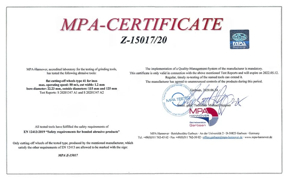 200 PCS 4-1/2" x .040" x 7/8" Cutting Discs Metal Stainless Steel Cut-Off Wheels - Image 4 of 4