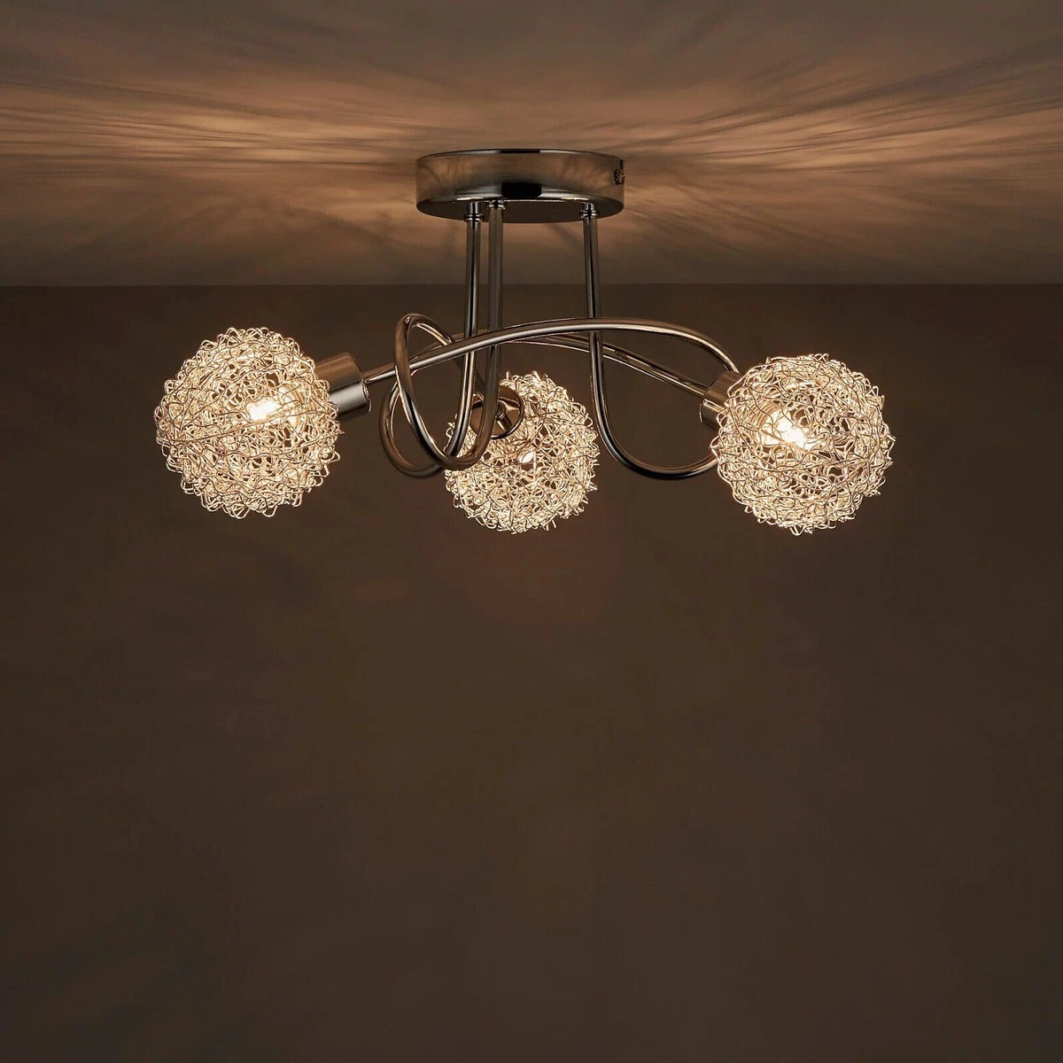Caelus chrome effect ceiling light deals
