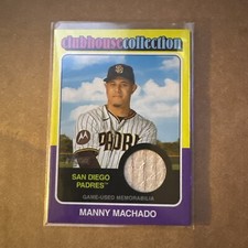 2024 TOPPS HERITAGE MANNY MACHADO CLUBHOUSE COLLECTION RELIC