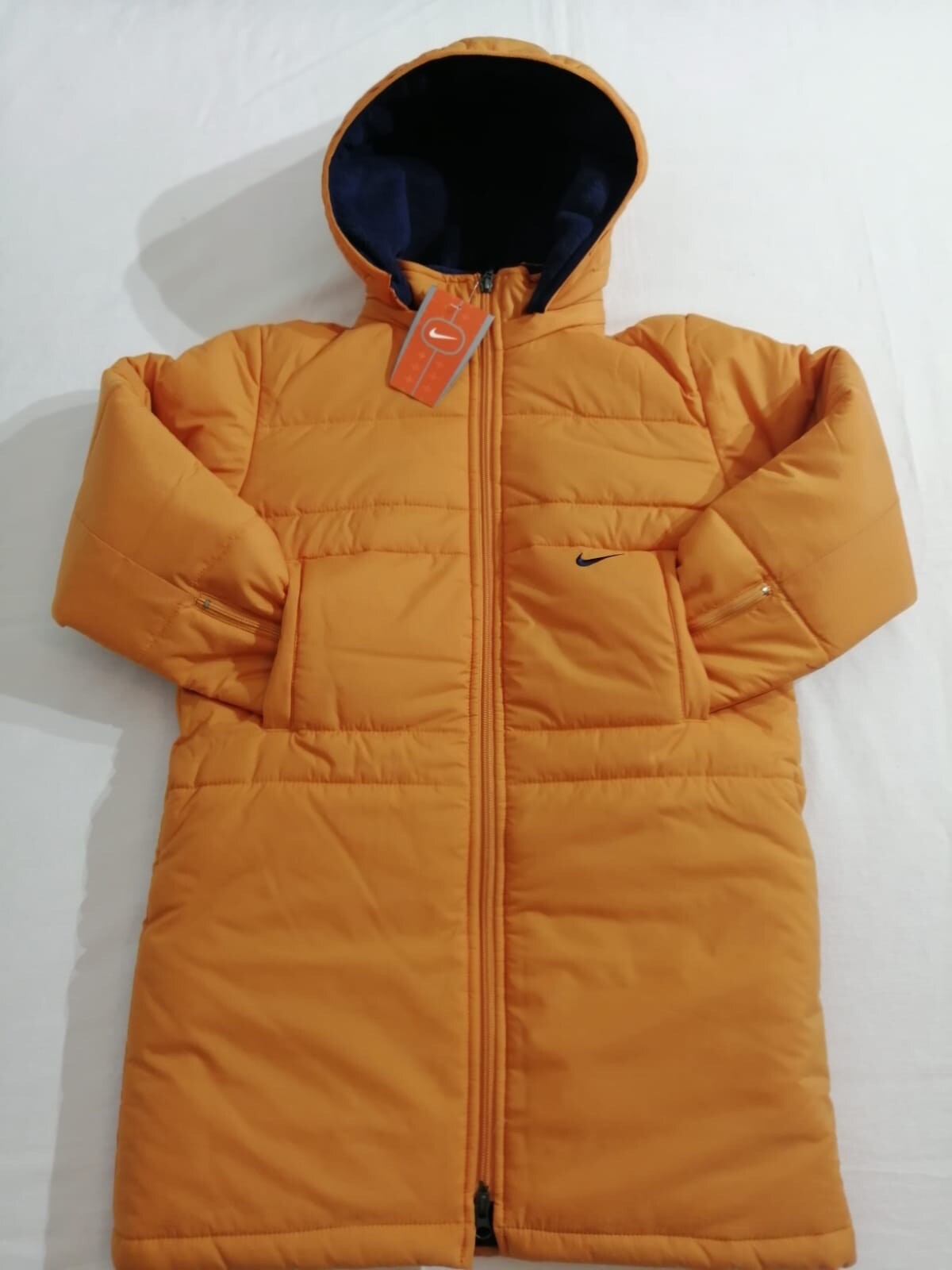 Girls Nike Orange Padded Winter Coat 