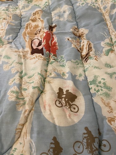 E.T 1982 Universal Studios Comforter 80s Retro Twin Size Extraterrestrial - Picture 11 of 20