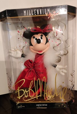 MILLENNIUM　Minnie Vtg Disney Bob Mackie Millennium Minnie Mouse Doll Limited Edition