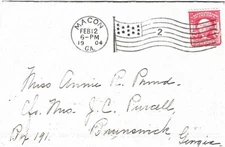 1904 Cover from Macon, GA to Brunswick, GA