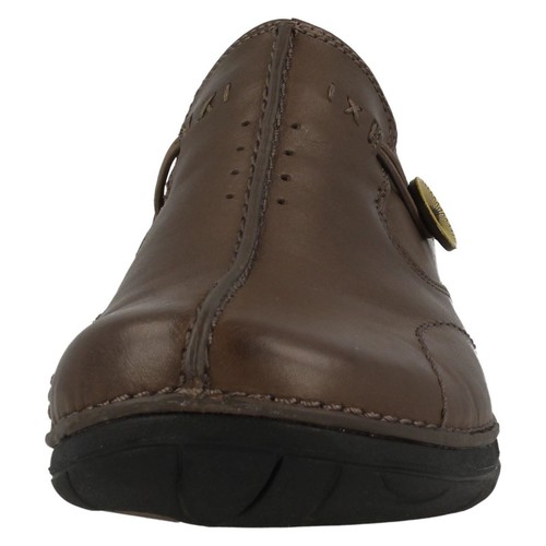 gris zapatos cuero Clarks Un de Ladies Loop Unstructured q00wZzH6