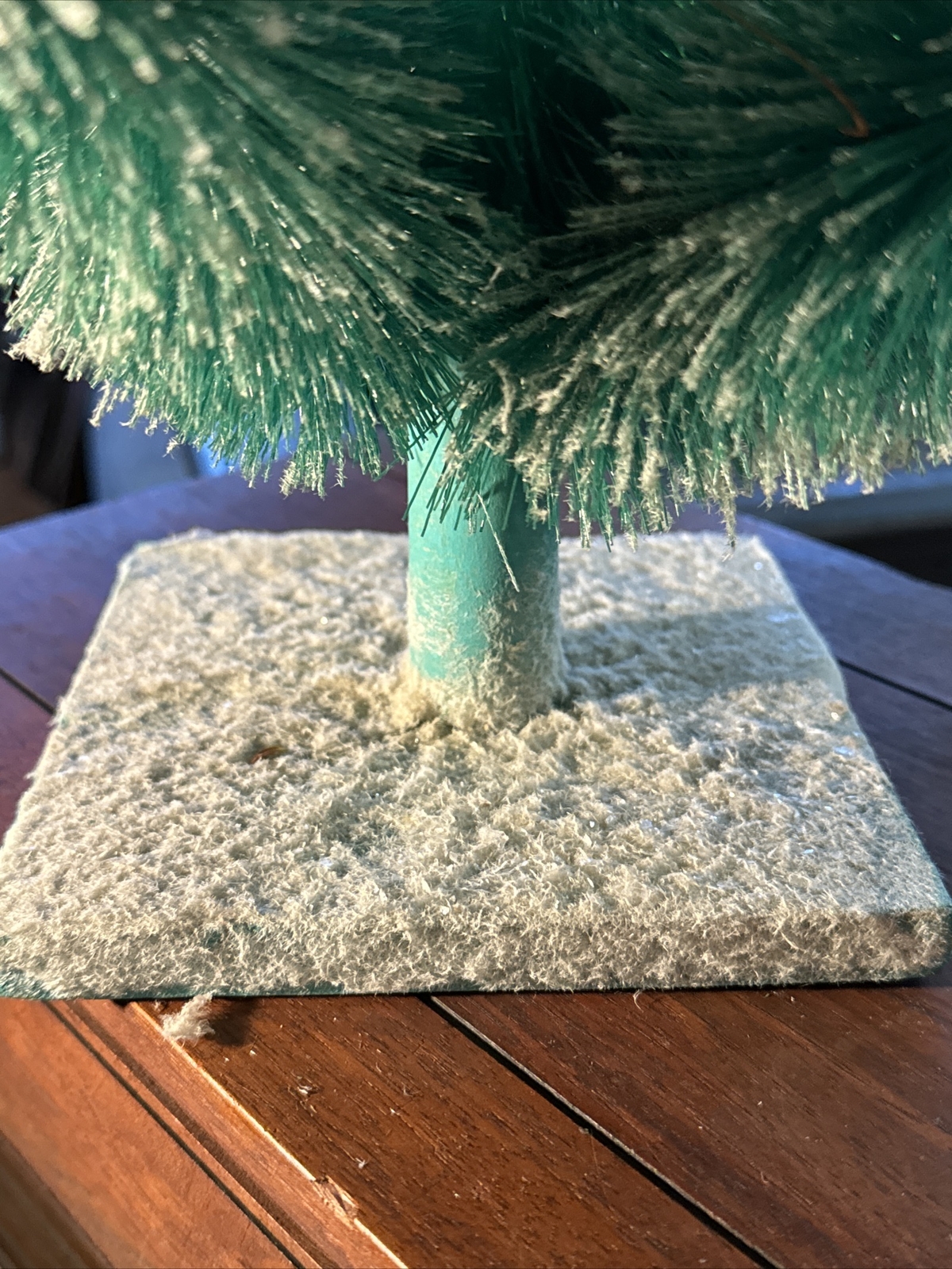 Vintage Consolidated Novelty Flocked Bottle Brush Christmas Tree 22" eBay