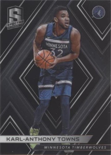 2017-18 Spectra In The Zone Karl-Anthony Towns Autograph Auto #67