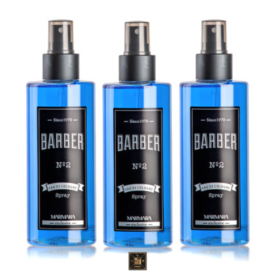 3x Barber Marmara EAU DE COLOGNE Spray Nr 2 250 ml Spar Aktion