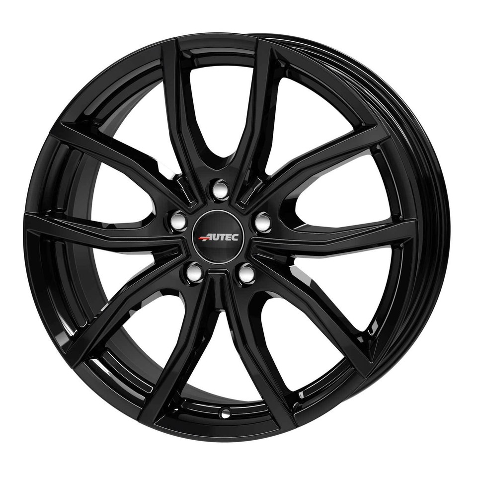 4x AUTEC SKANDIC Alufelgen 7.5x18 ET49 5x108 - Schwarz Matt Für Citroen