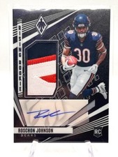 2023 Panini Phoenix Roschon Johnson Black Onyx Patch Auto /5