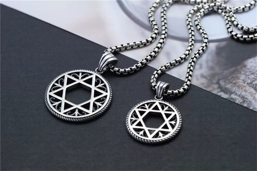 Star of David .925 Sterling Silver Judaic Israel Hexigram Pendant Jewelry - Picture 13 of 17