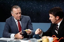 Walter Cronkite And Nasa Astronaut Wally Schirra TV Show 1970 Old Photo 3