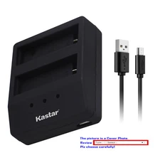 Kastar Battery Dual Charger for GoPro AHDBT-401 & GoPro HD Hero 4 Black & Silver