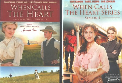 WHEN CALLS THE HEART-Janette Oke-Movie+TV Season One 1- M Grace+E Krakow-NEW DVD