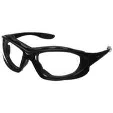 Uvex S0600 Seismic Black Frame/Clear Lens Safety Glasses
