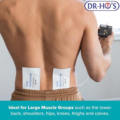 DR-HO'S Pain Therapy System - Replacement Large Flex Tone Electrode Gel Pads US
