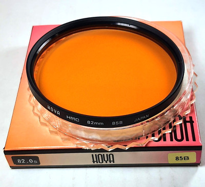 Hoya 82mm HMC Multi Coated 85B 85-B 85 B Color Conversion Glass Lens Filter E82