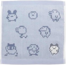 Tamagotchi Cotton Hand Towel Dot 25 x 25cm Game Character New JP