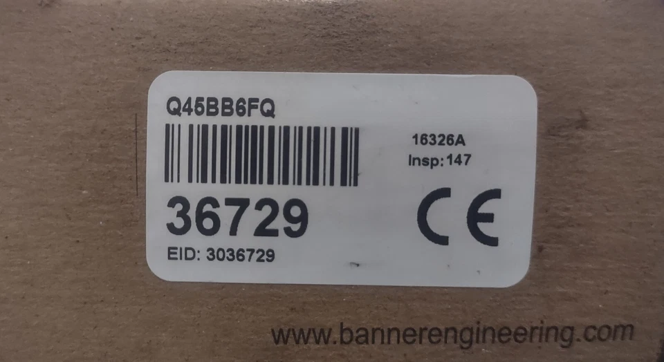 BANNER 36729 Q45BB6FQ Rugged Fiber Optic Amplifier *NEW*FREE SHIP* - Image 4 of 4