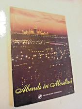 alte Noten Abends in Moskau VEB der Zeit Musikverlag 1970 Gesang Klavier