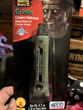 Monster Mania HALLOWEEN Green Cream Makeup Frankenstein Hulk  More