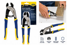 QEP Xtreme 8.25" Alicate de Azulejos Desplazado Puntas de Carburo de Tungsteno Cerámica Porcelana 1010