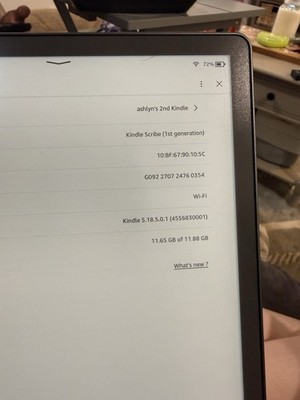 Amazon Kindle Scribe (1st Gen) Gray 11.88GB Wi-Fi Touchscreen