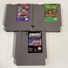 Little Nemo Adventure Island Jeopardy! 3 NES Game Lot Nintendo Retro