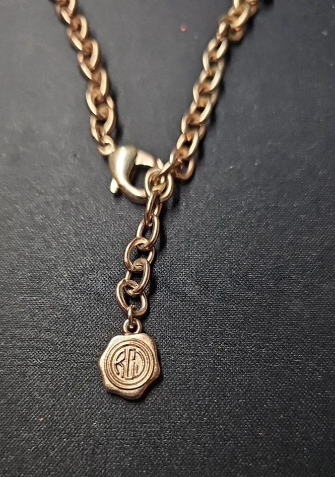 R.J. Graziano серебристого тона большой и маленький круг ссылка цепочка ожерелье - Изображение 4 из 4