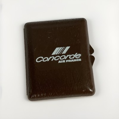 Air France Airlines CONCORDE jet Courtesy Passenger sew sewing kit plastic case